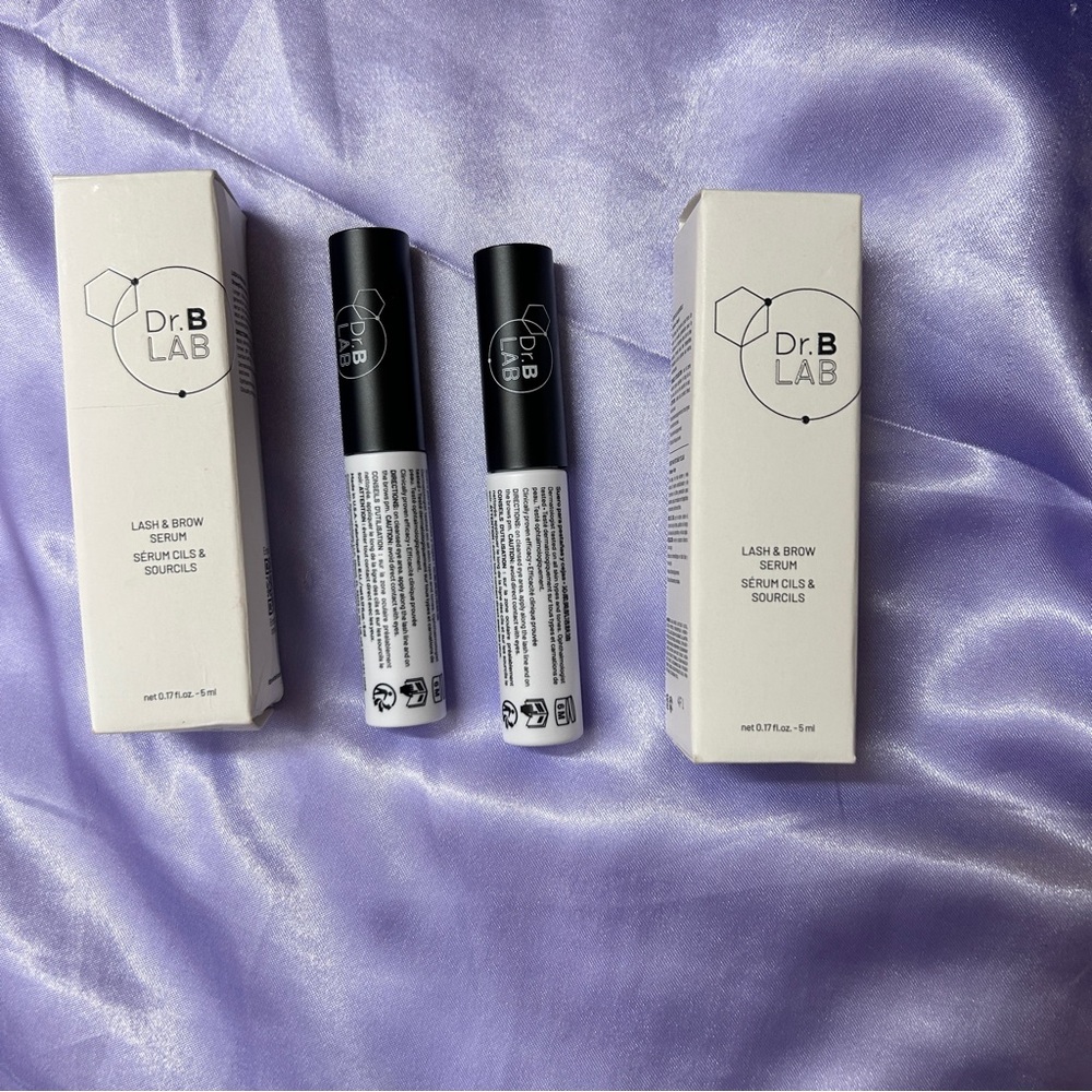 2 PACK Full Size! DR. BRANDT - DR. B LAB Lash and Brow Serum- new